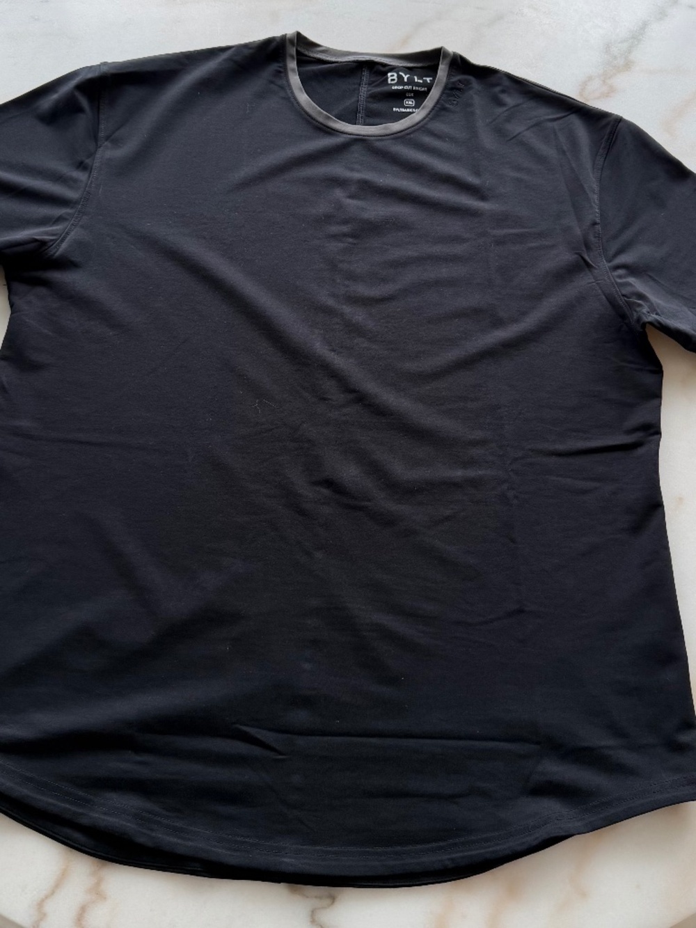 BYLT / XXL / LUX / 70% Cotton, 25% Polyester, 5% Spandex / Black with Grey